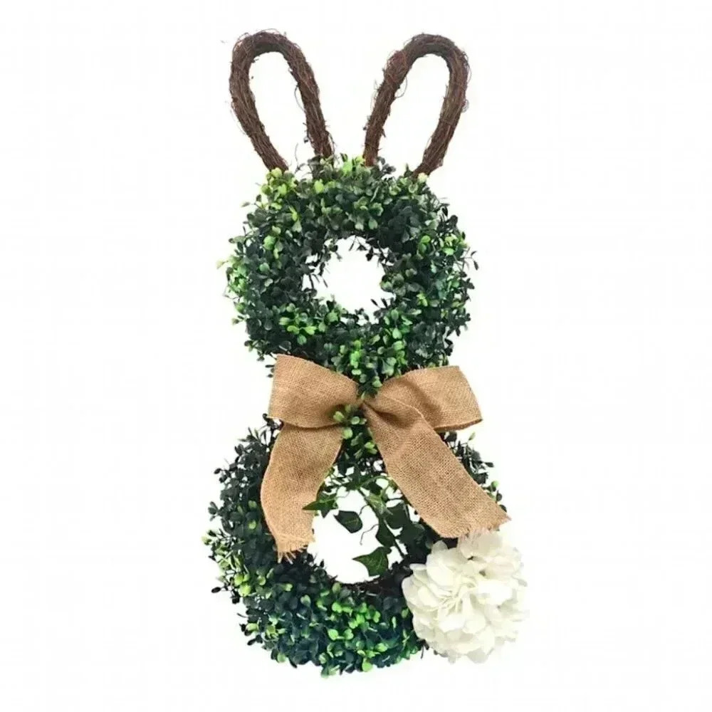 Boxwood Easter Bunny Door Hanger, 28"